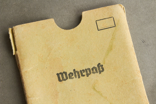 WW2 Tysk Wehrmacht "Wehrpass" Omslag. Original.