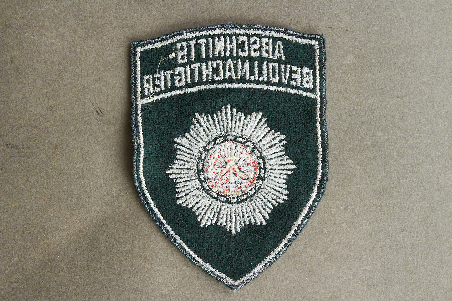 Østtysk DDR Ærmemærke. Original.