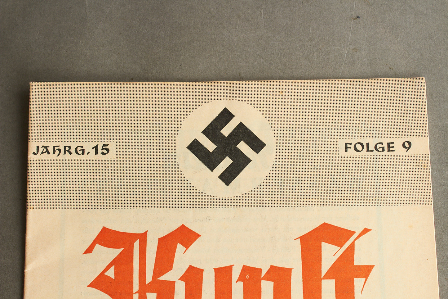 WW2 Tysk NSDAP / HJ Blad. Original.