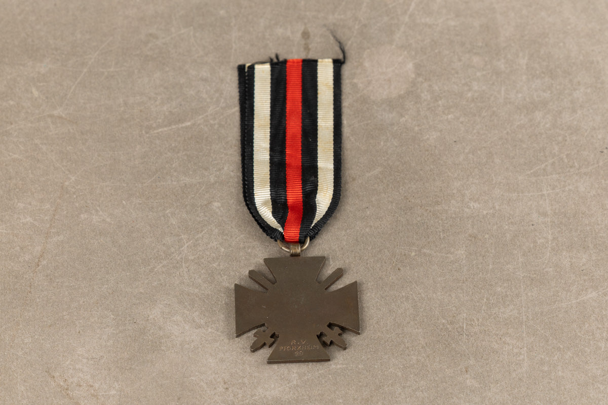 WW2 Tysk "Ehrenkreuz für Frontkämpfer". Original.