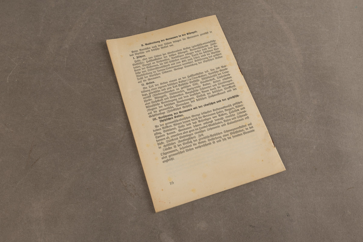 WW2 Tysk NSDAP Hæfte. Original.