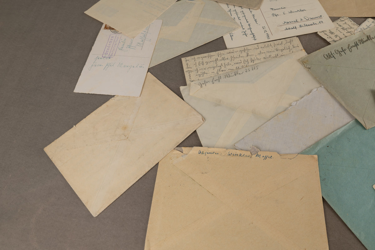 WW2 Tysk Stort Feltpost Lot. Original.