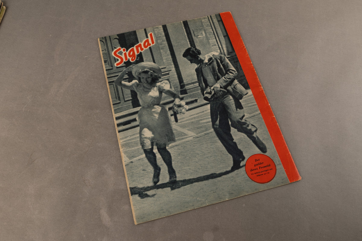 WW2 Tysk Signal Blad. Original.