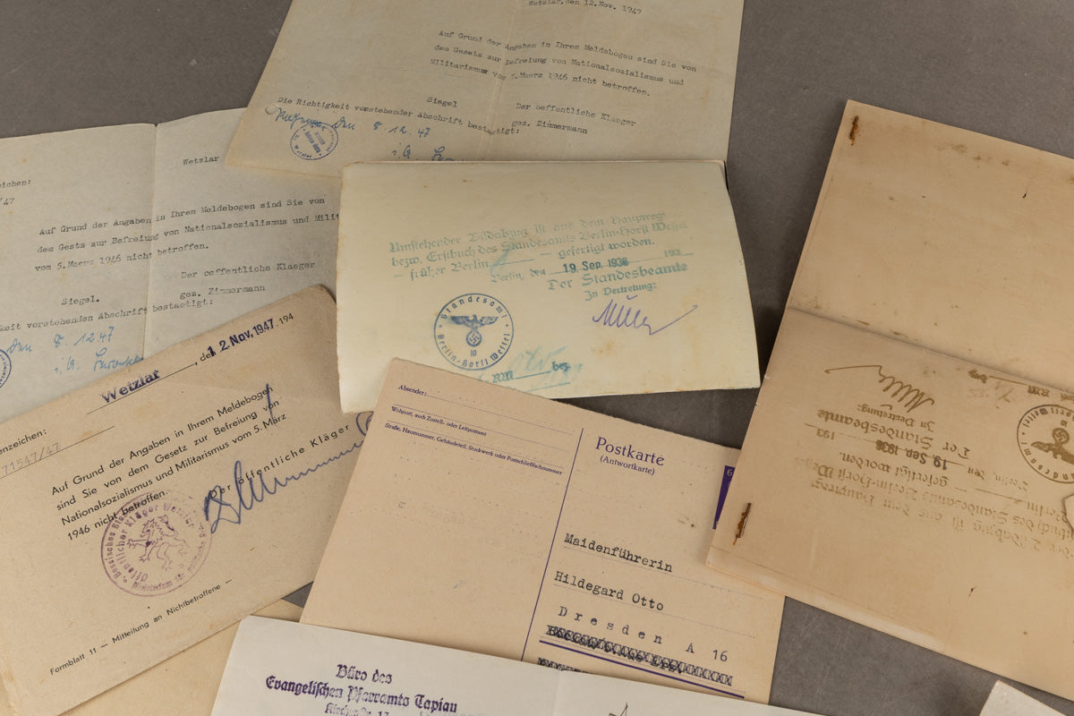 WW2 Tysk Feltpost Lot. Original.
