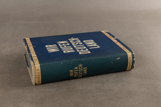 WW2 Tysk Bog "Wir Rufen Deutschland". Original.