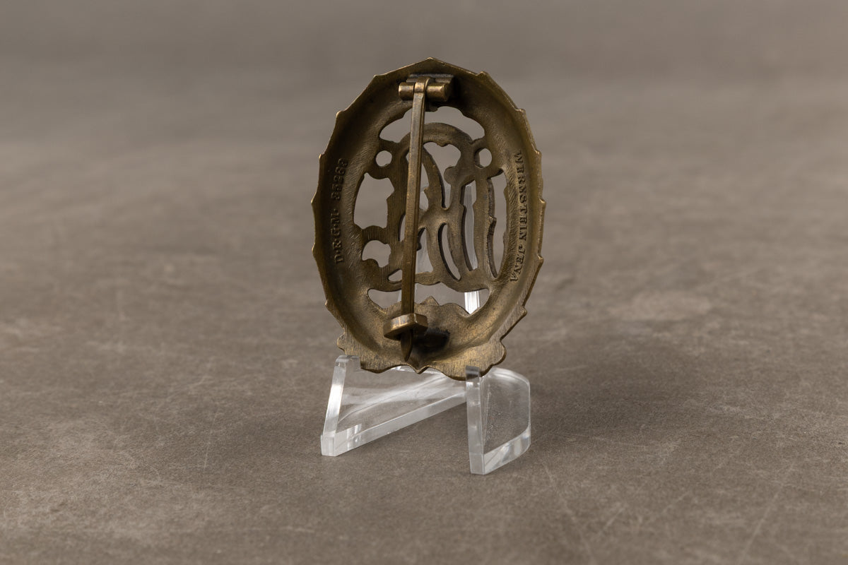 WW2 Tysk DRL "Reichssportabzeichen" i Bronze. Original.