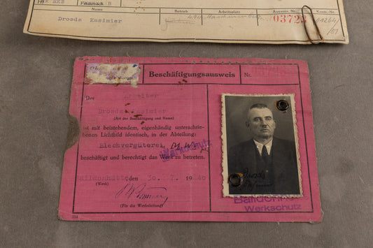 WW2 Tysk "DAF" Lot fra samme mand. Underofficer i WW1. Original.