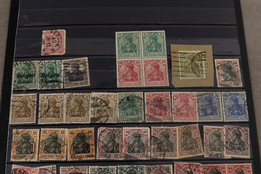 WW1/WW2 Tysk Frimærke Lot. Original.