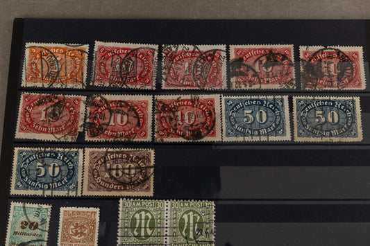 WW2 Tysk Frimærke Lot. Original.