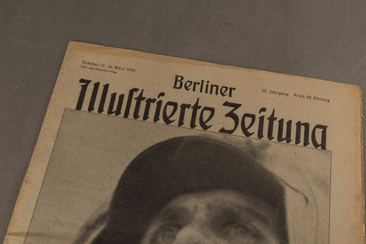 WW2 Tysk "Illustrierte Zeitung" Blad. Original.