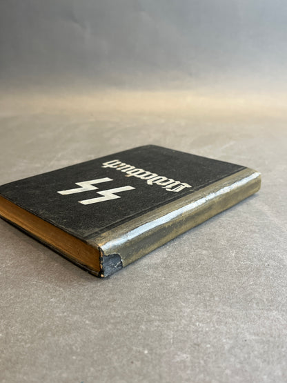 WW2 Tysk Waffen-SS "Liederbuch". Indbundet i beskyttende "bogplast". Original.