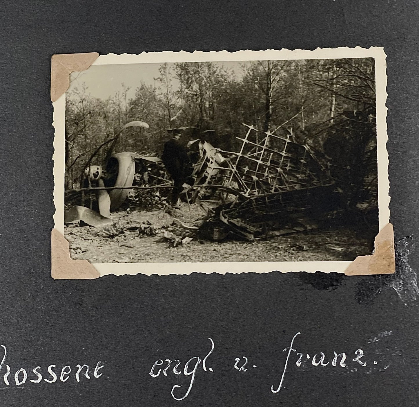WW2 Tysk Wehrmacht Fotoalbum 1940'erne. MANGE(!) gode billeder fra felttoget i Frankrig. Original.