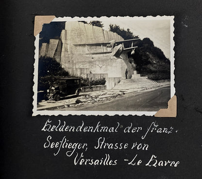 WW2 Tysk Wehrmacht Fotoalbum 1940'erne. MANGE(!) gode billeder fra felttoget i Frankrig. Original.