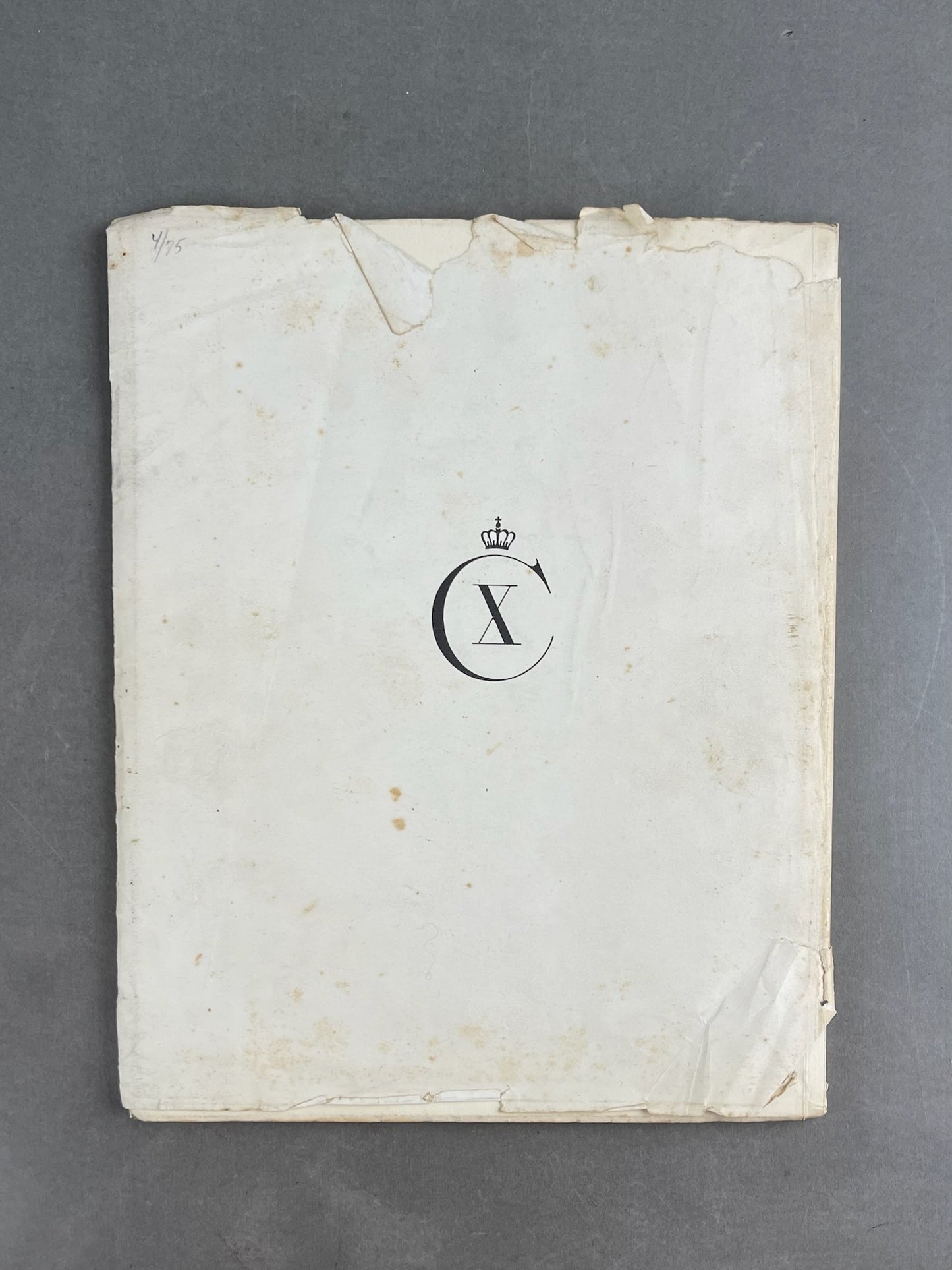 WW2 Dansk Kong Christian d. 10 Bog. Original.