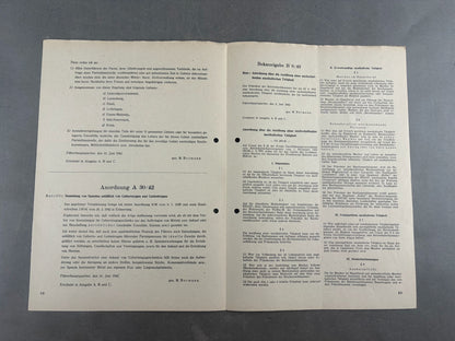 WW2 Tysk NSDAP "Reichsverfügungsblatt". Original.