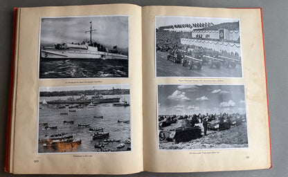 WW2 Tysk “Adolf Hitler” Cigaretten Album. Komplet med alle billeder! Original.