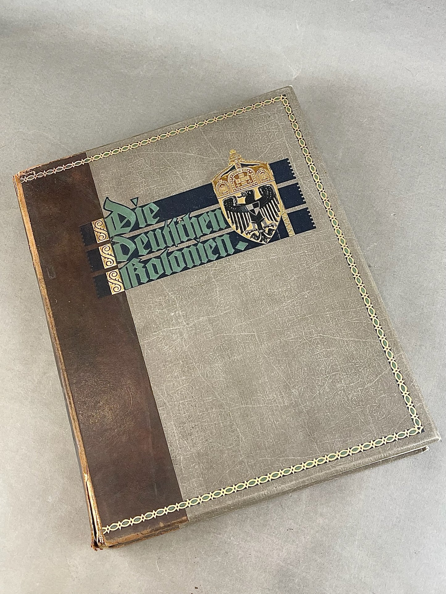 WW1/WW2 Tyske Bøger "Die Deutsche Kolonien. Store(A3), tykke og dekorative. Original.