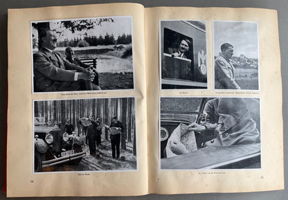 WW2 Tysk “Adolf Hitler” Cigaretten Album. Komplet med alle billeder! Original.