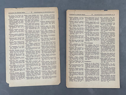 WW2 Tysk Blandet Lot. Original.