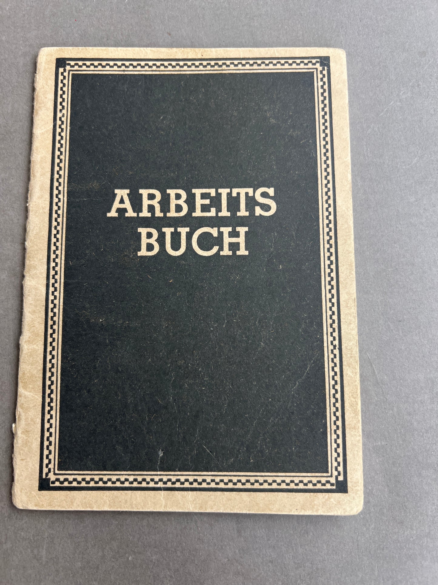 Østtysk DDR Arbeitsbuch. Original.