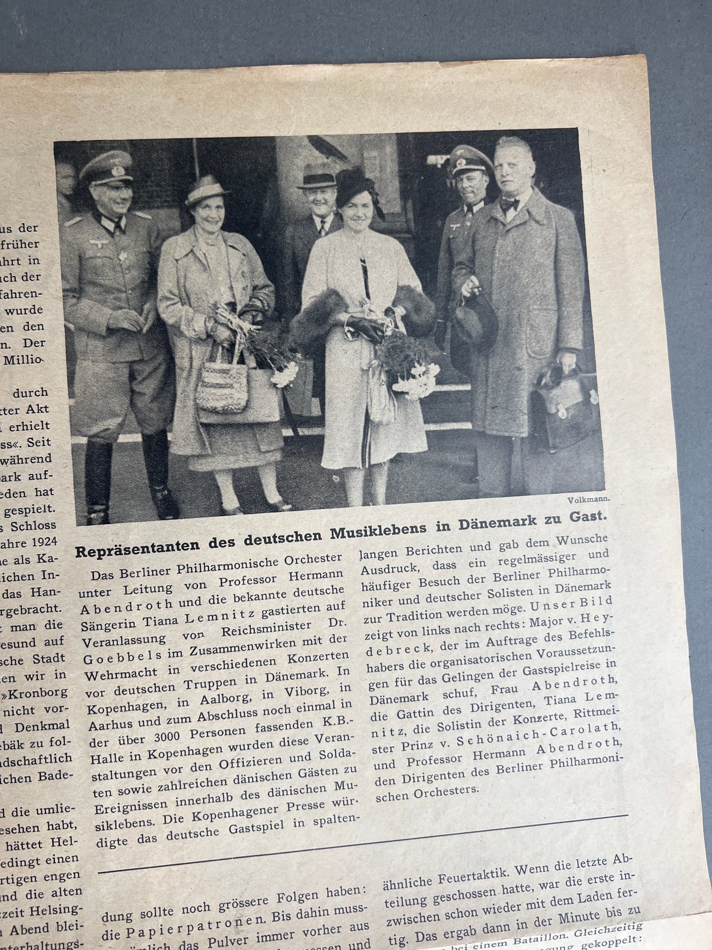 WW2 Tysk/Dansk "Kopenhagener Zeitung" Avis. Original. Tidlig Udgave fra 4. August 1940. Original.
