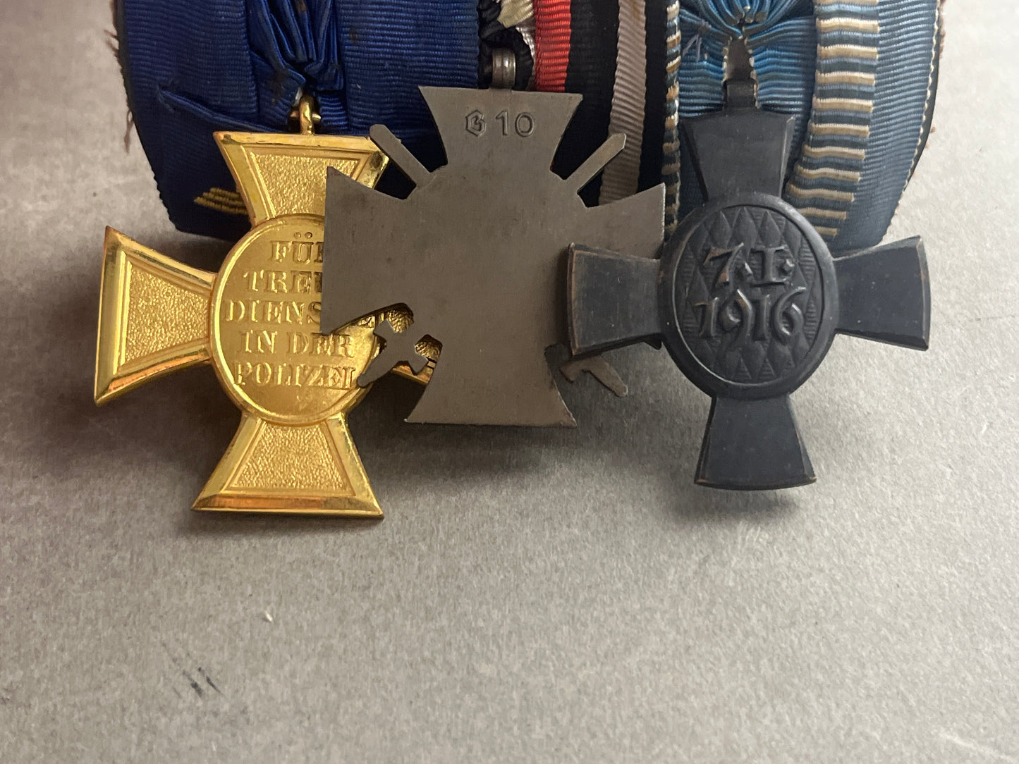 WW2 Tysk Polizei Medalje Spange. Sjælden. Original.