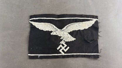 WW2 Tysk Luftwaffe udklip fra en Bil-Vimpel. Original.