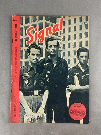 WW2 Tysk Signal Blad. Original.