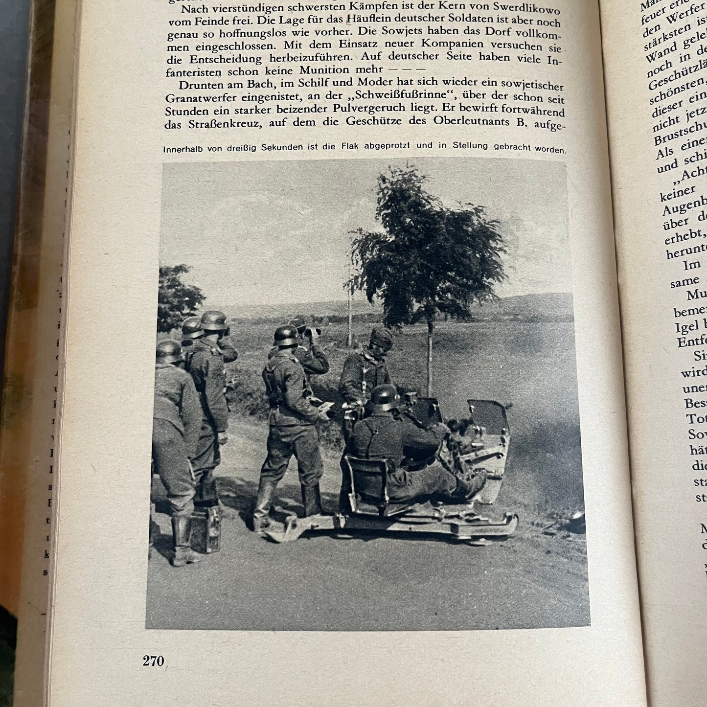 WW2 Tysk "Die Wehrmacht" Bog. Årgang 1941. Med omslag!. Original.