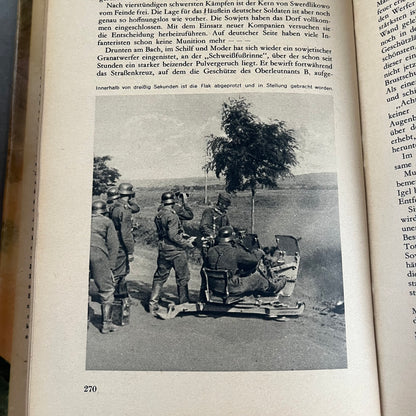 WW2 Tysk "Die Wehrmacht" Bog. Årgang 1941. Med omslag!. Original.