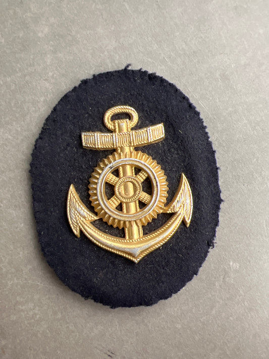 WW2 Tysk Kriegsmarine Specialist Ærmemærke. I metal. Original.