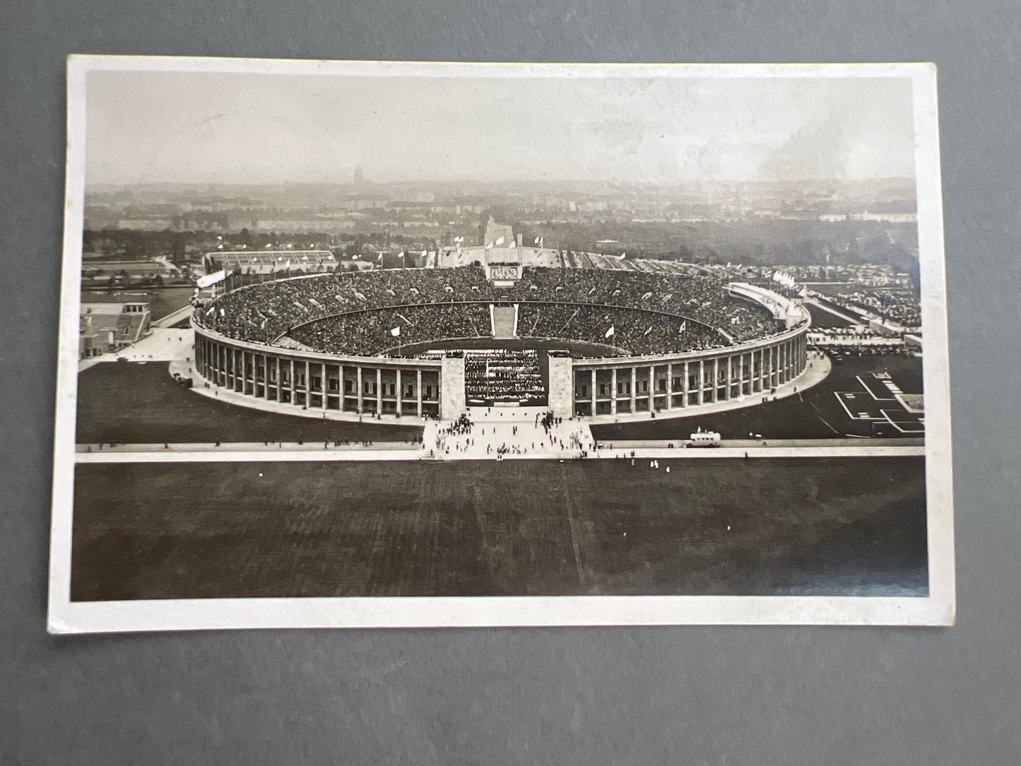 WW2 Tysk Postkort fra Olympiaden 1938. Godt stemplet. Original.