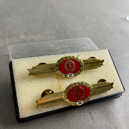 Østtysk DDR Medaljer i æske. Original.