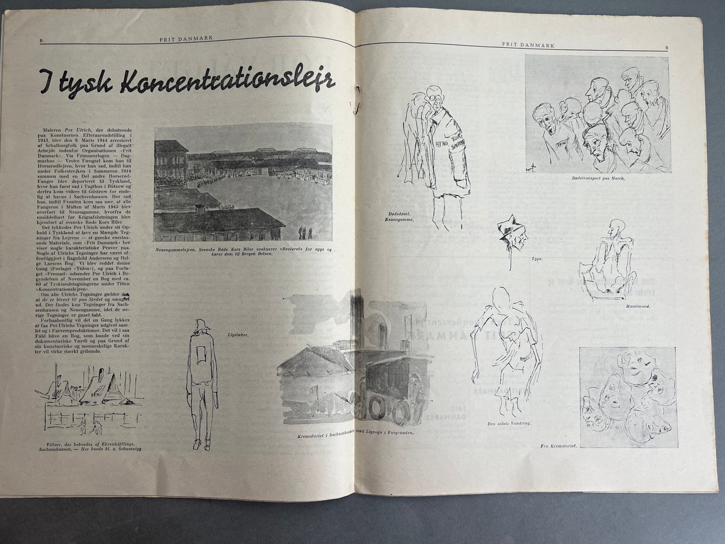 WW2 Dansk "Frit Danmark" fra 12. oktober 1945. Original.