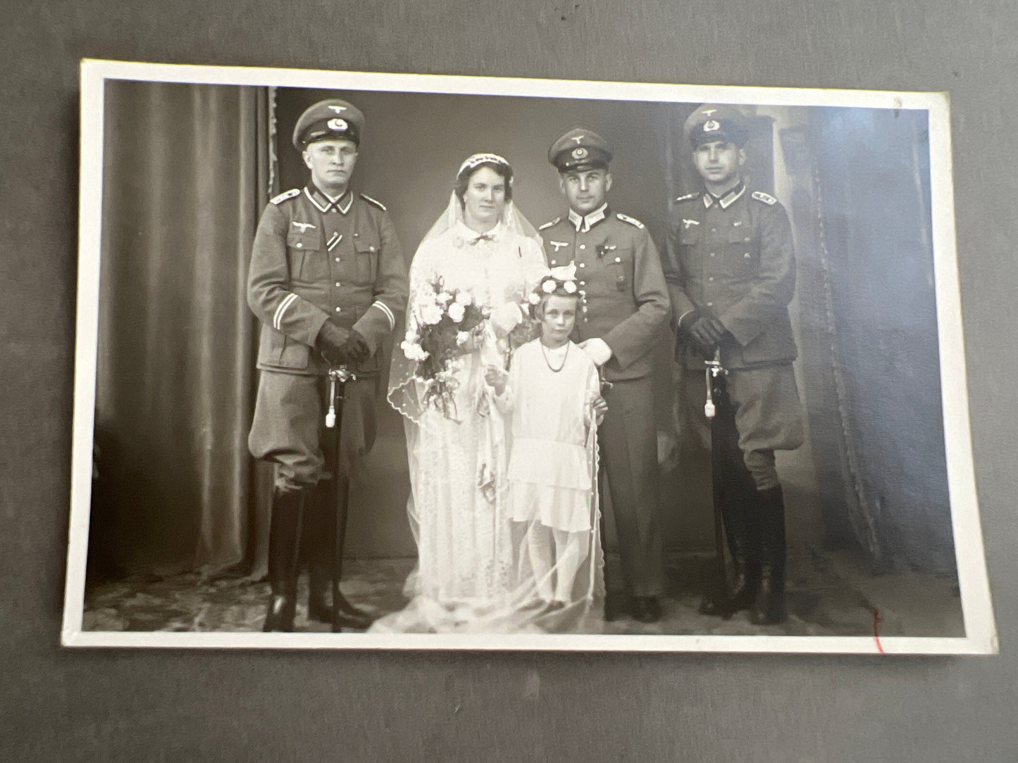 WW2 Tysk Wehrmacht Foto-Postkort. Original.