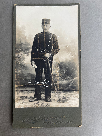 Ældre Dansk Militærfoto. Original.