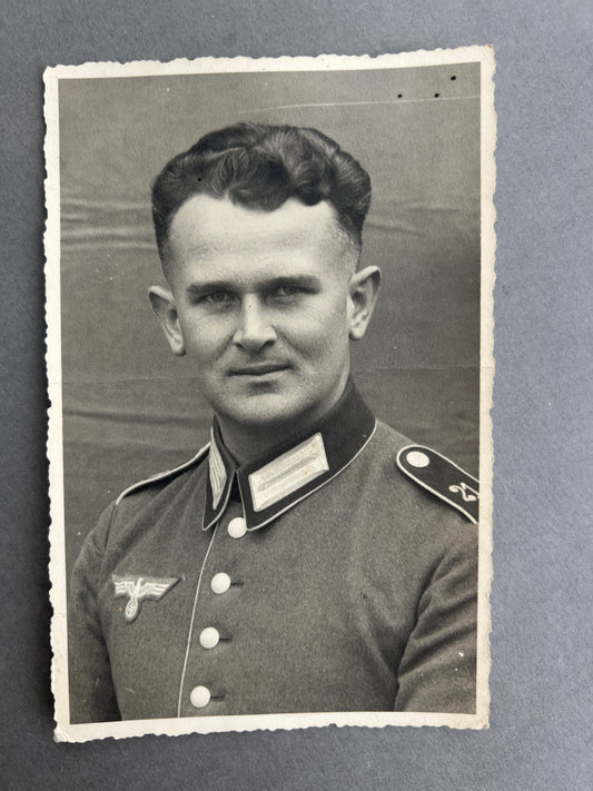 WW2 Tysk Wehrmacht Foto-Postkort. Original.