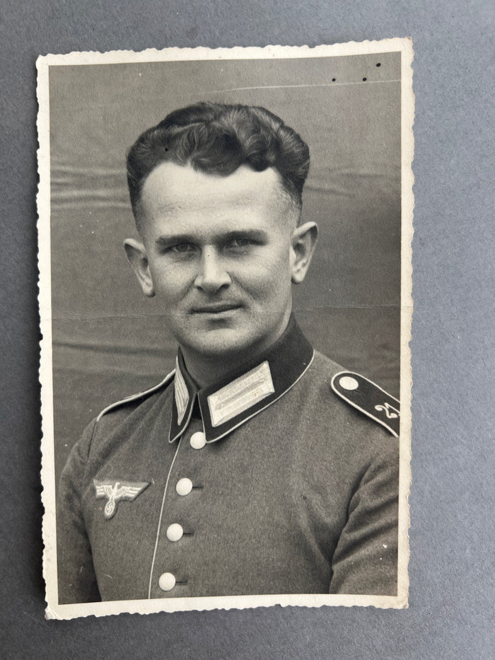 WW2 Tysk Wehrmacht Foto-Postkort. Original.