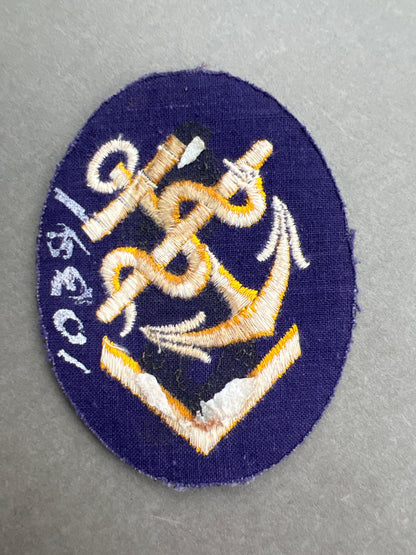 WW2 Tysk Kriegsmarine Specialist Ærmemærke. Original.