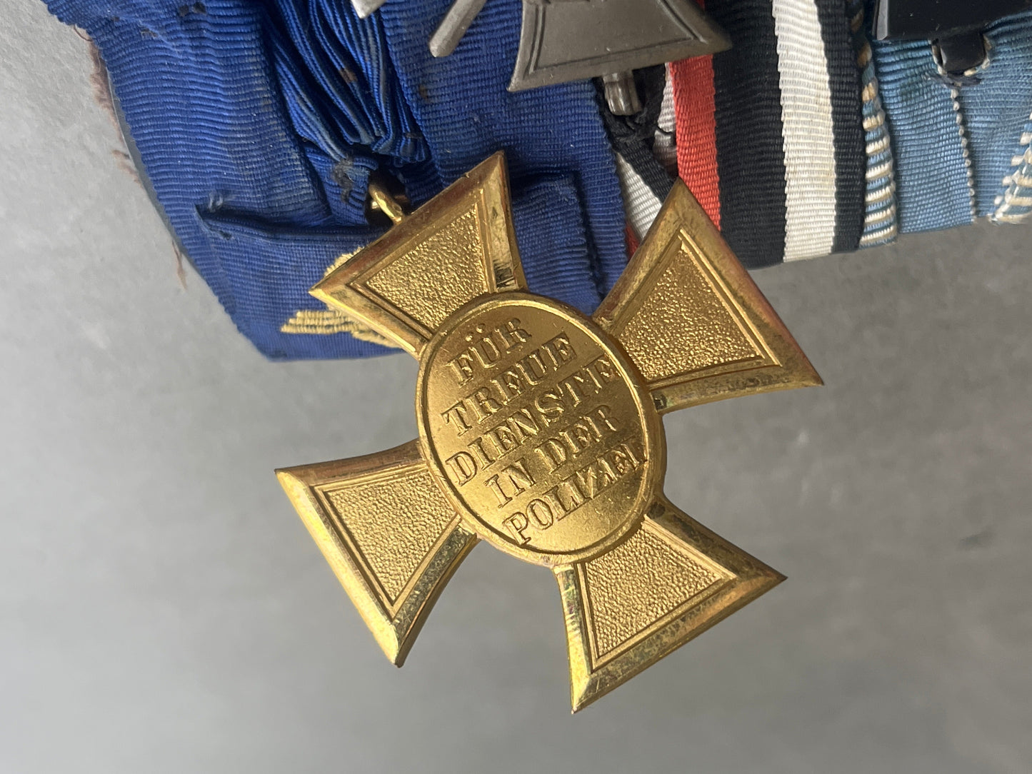 WW2 Tysk Polizei Medalje Spange. Sjælden. Original.