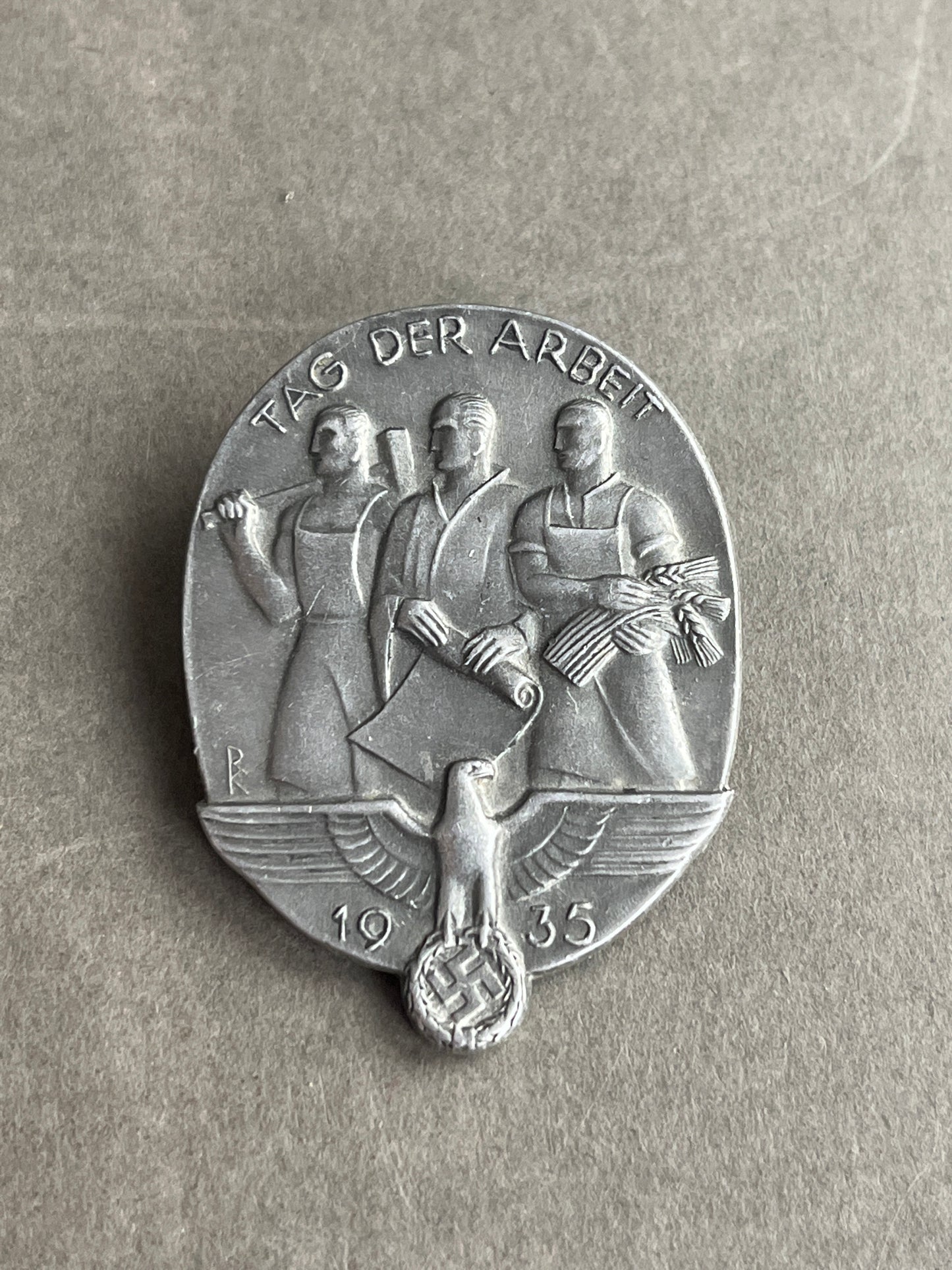 WW2 Tysk Tinnie / Dagsbadge. Original