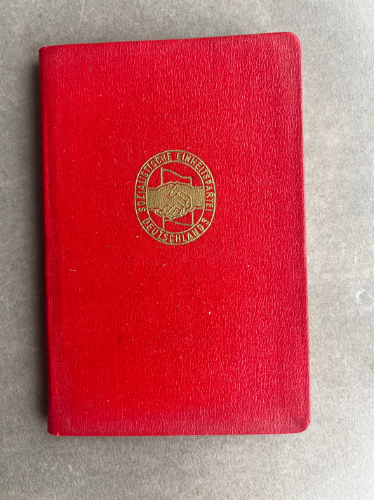 Østtysk DDR Medlems lommebog. Original.