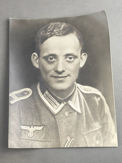 WW2 Tysk Stort Wehrmacht Foto. 23x30cm. Original.