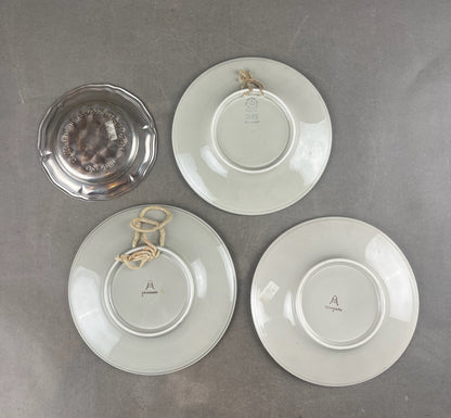 Blandet Lot af danske militær platter. Original.