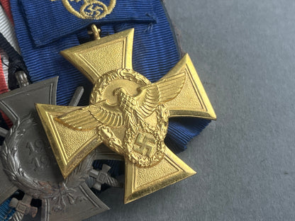 WW2 Tysk Polizei Medalje Spange. Sjælden. Original.