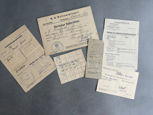 WW2 Tysk Blandet Lot. Original.