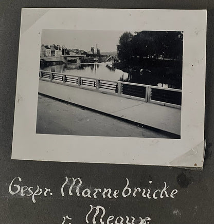 WW2 Tysk Wehrmacht Fotoalbum 1940'erne. MANGE(!) gode billeder fra felttoget i Frankrig. Original.