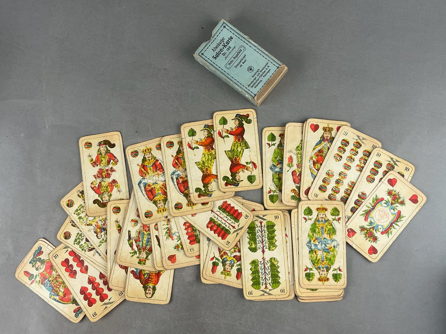 WW2 Tysk Heer Udleveret Spillekort. Original.