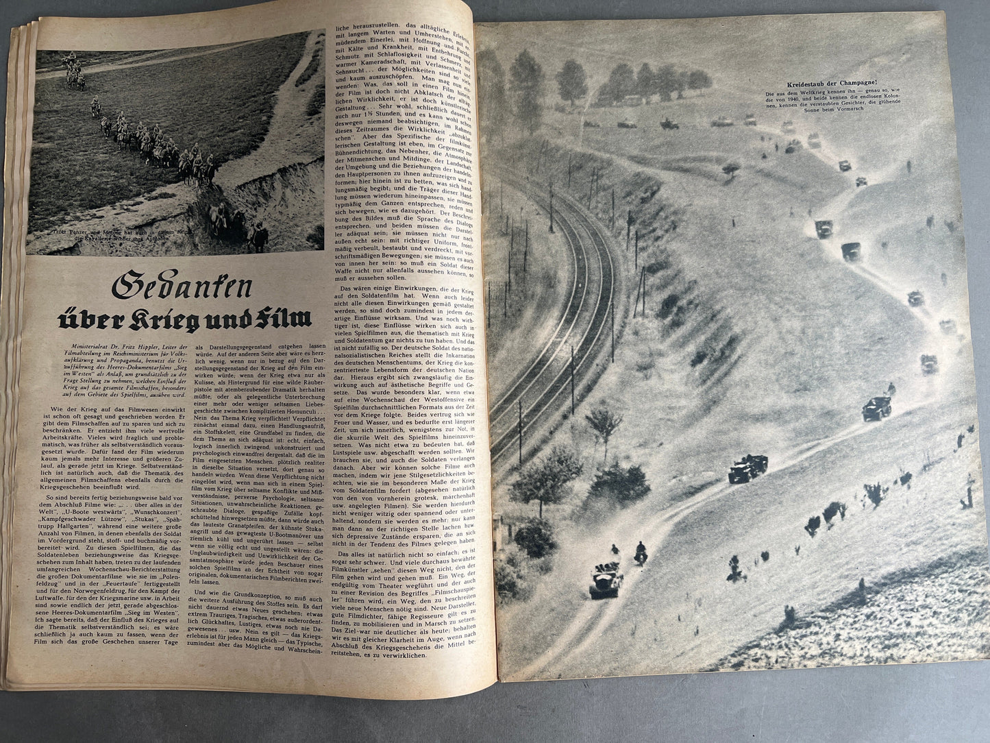 WW2 Tysk "Sieg im Westen" Blad. Stor, større end Signal Blade. Ses ikke tit. Original.