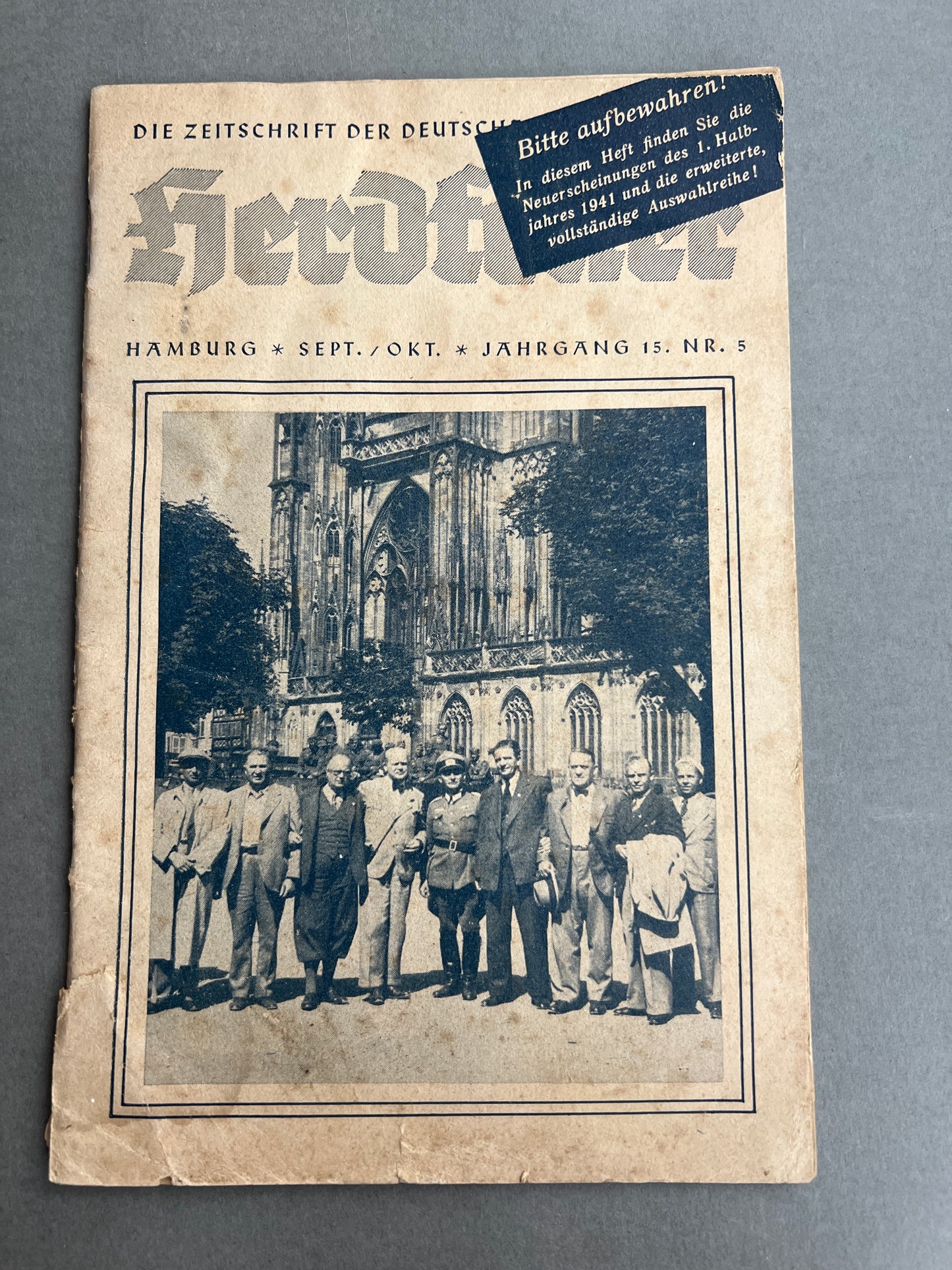 WW2 Tysk Hæfte. Original.